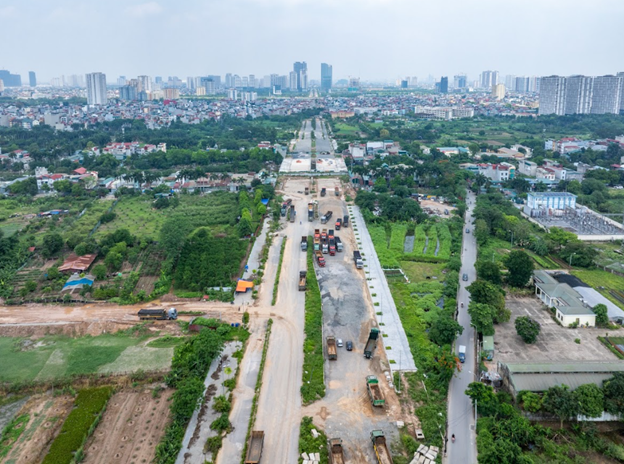 Đại lộ Tây Thăng Long gỡ "nút thắt" 3,2km - Trục động lực tỷ đô tăng tốc về đích