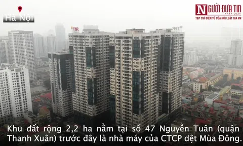 Hiện trạng khu đất 2,2ha từng là nhà máy CTCP dệt Mùa Đông